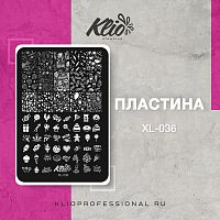 ПЛАСТИНА ДЛЯ СТЕМПИНГА XL-036